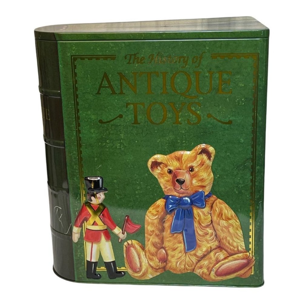 Royal Dansk The History of Antique Toys Collectible Cookie Tin